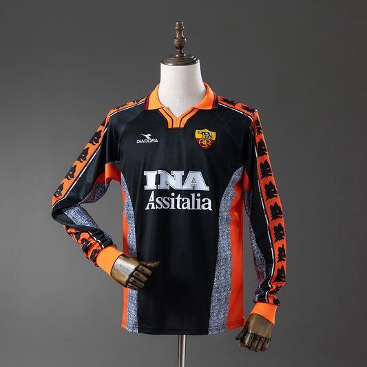 AS Roma retro 1998/99 Third Fan Version Manga Larga