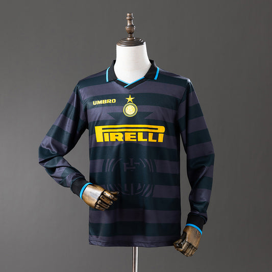 Inter de Milan retro 1997/98 Third Manga Larga