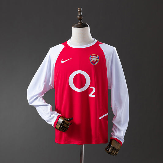 Arsenal retro 2004/05 Home Manga Larga