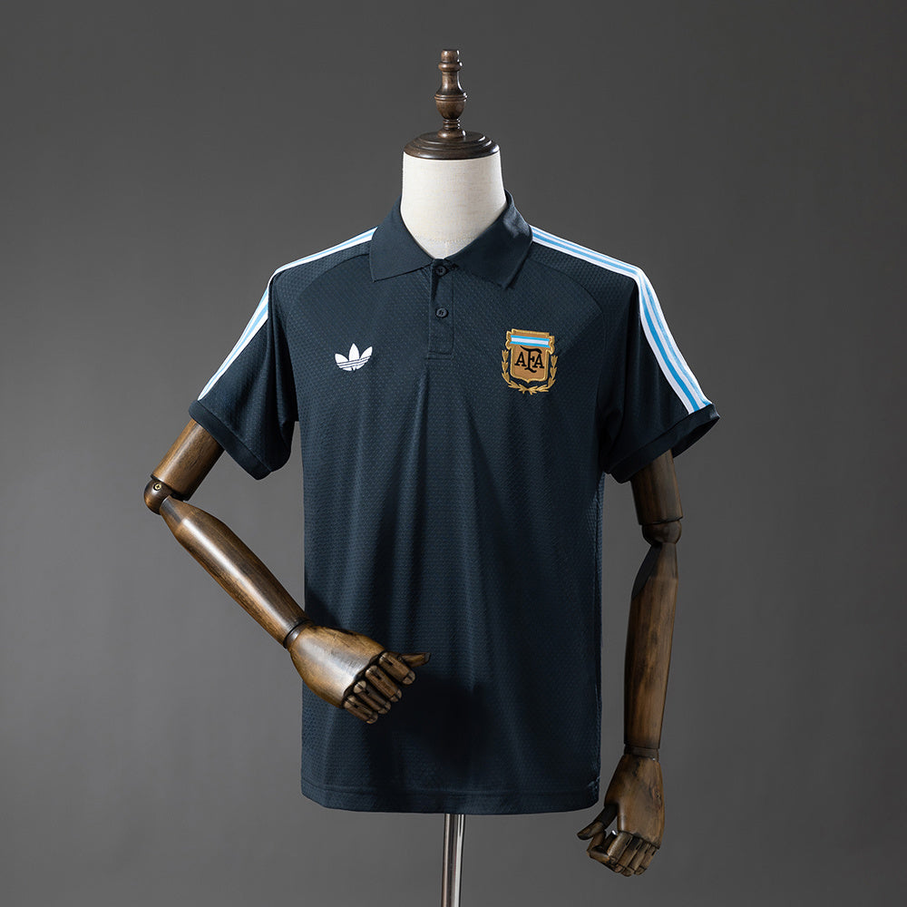 Argentina 2026 Polo Gris Oscuro