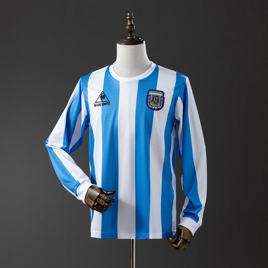 Argentina retro 1986 Home Manga Larga