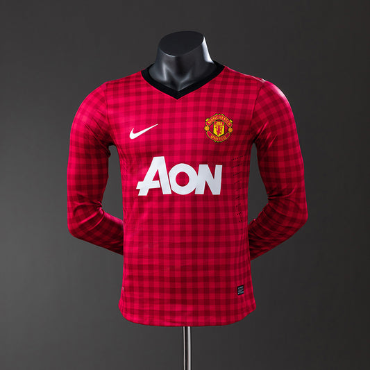 Manchester United retro 2012/13 Home Manga Larga