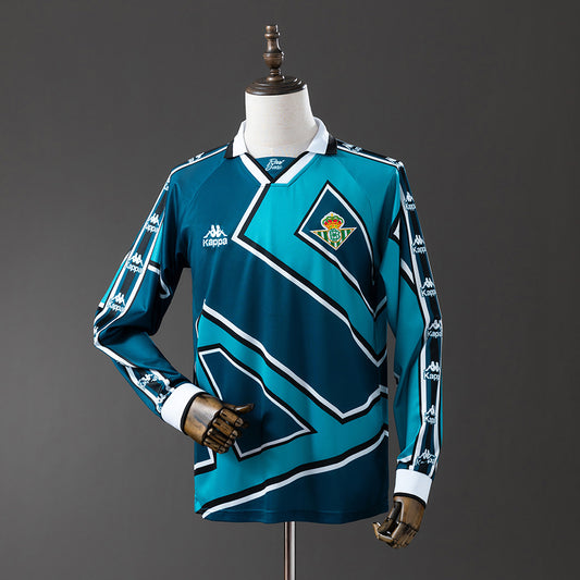 Real Betis retro 1995/07 Away Manga Larga