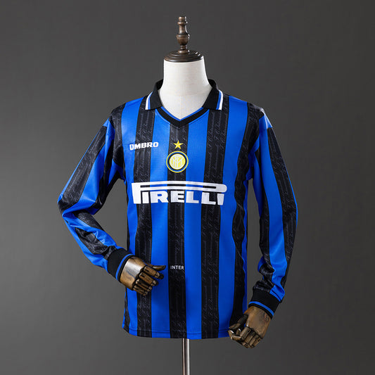 Inter de Milan retro 1997/98 Home Manga Larga