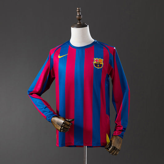 Fútbol Club Barcelona retro 2005/06 Home Manga Larga