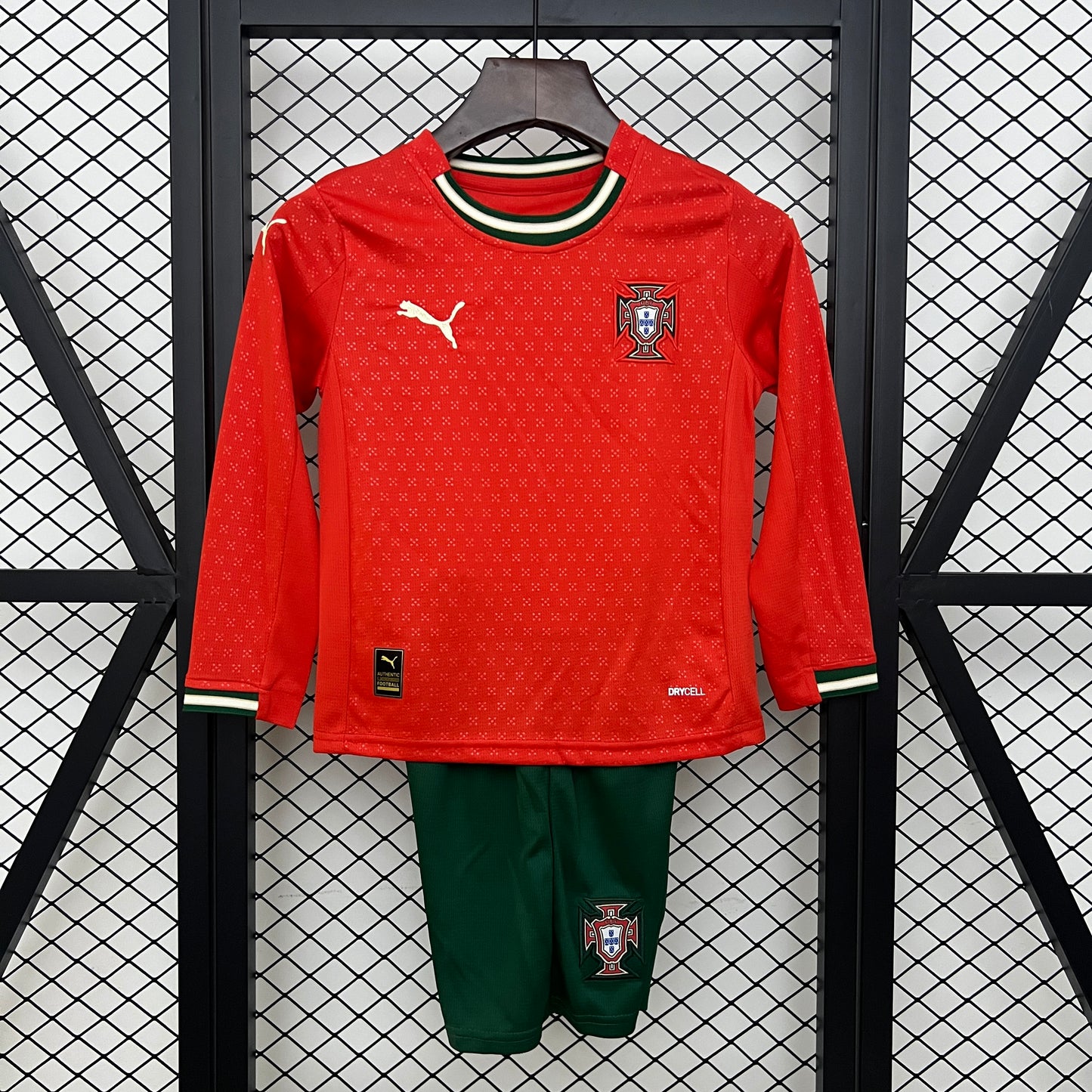 Portugal 2025/26 Home Kids Version - Manga Larga