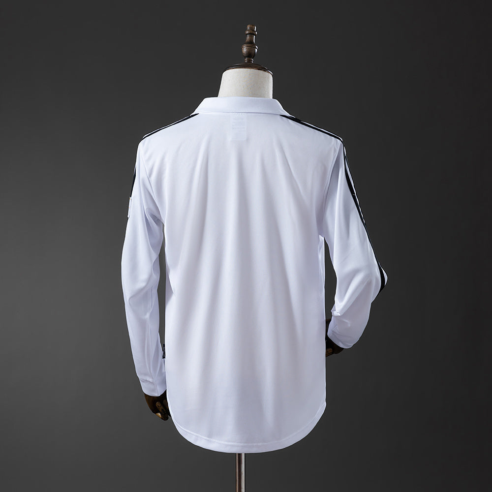 Real Madrid retro 2002/03 Home Manga Larga