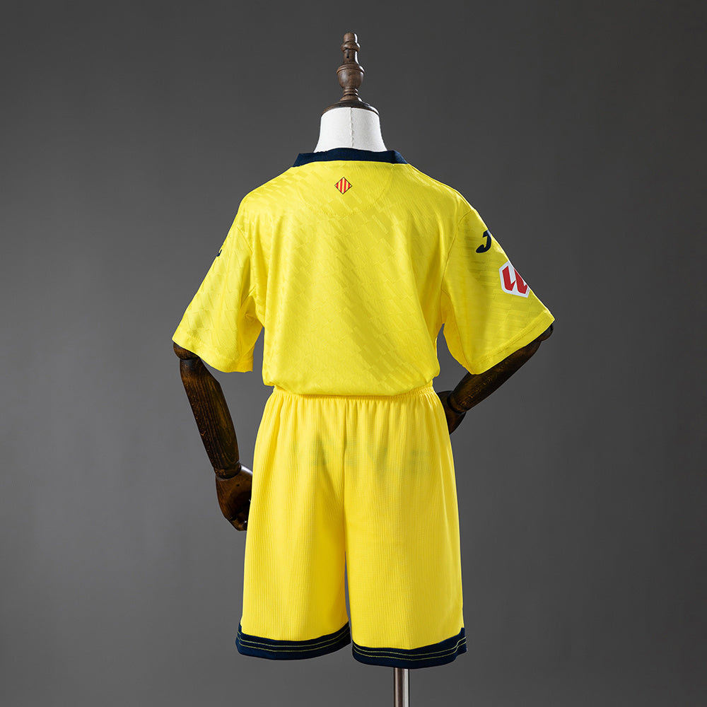 Villarreal 2025/26 Home Kids Version