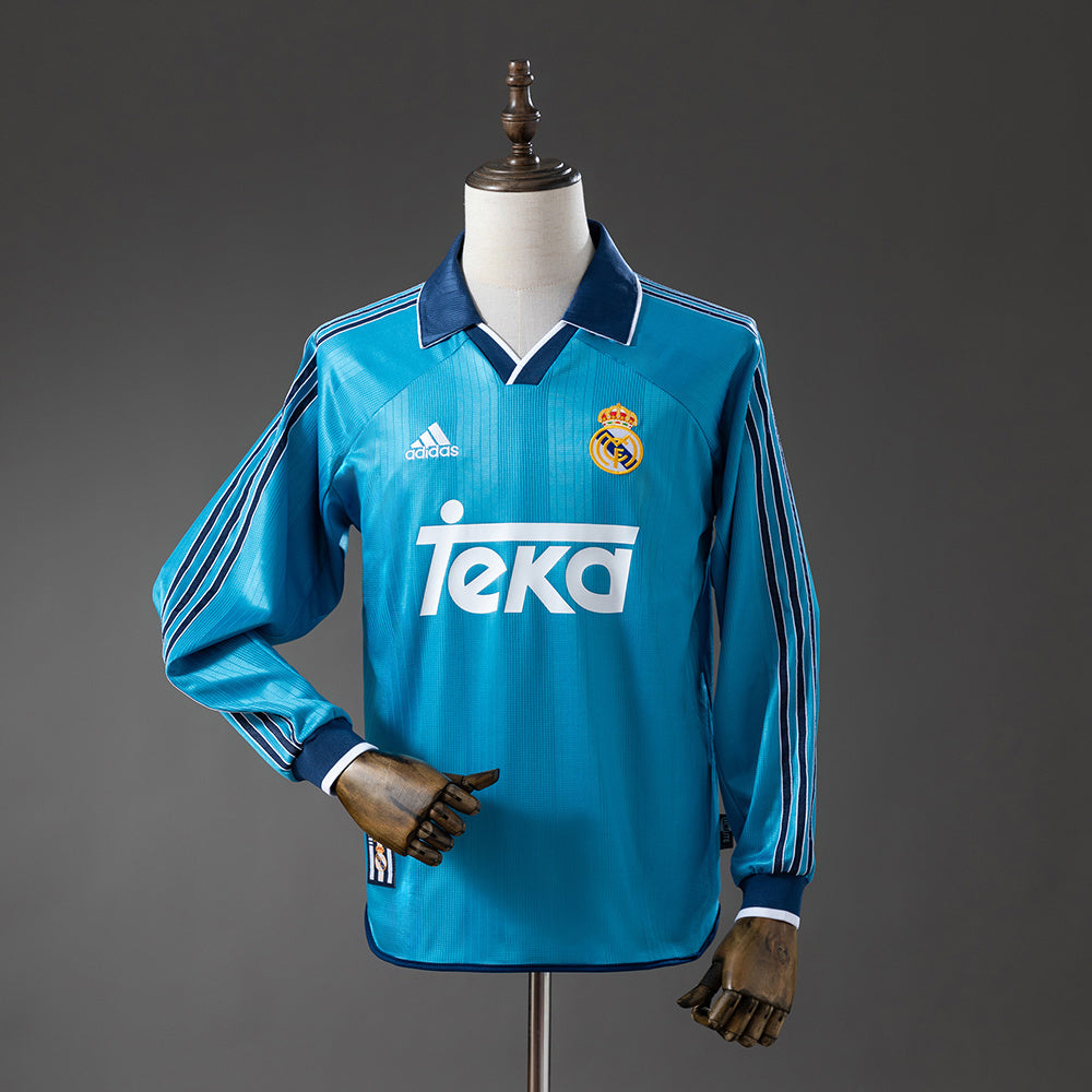 Real Madrid retro 1999/00 Third Fan Version Manga Larga
