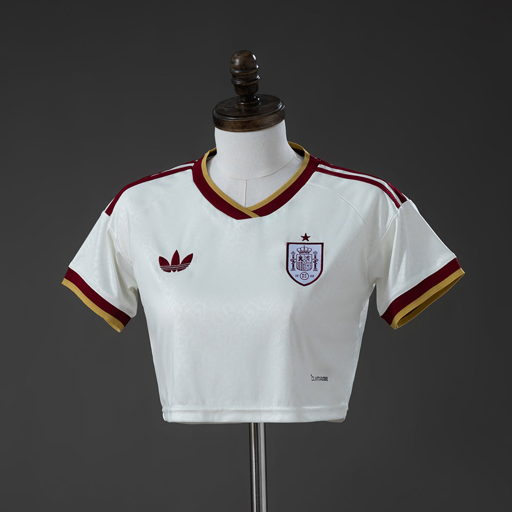 España 2026 Home Femenino Crop Top