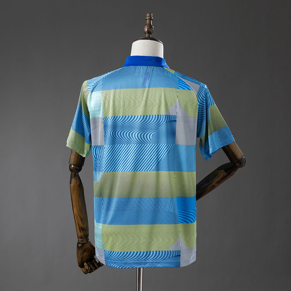 Real Madrid 2025/26 Polo Verde Rayado