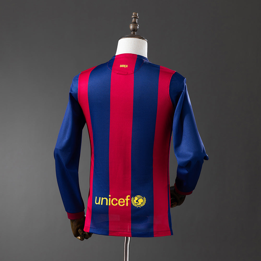Fútbol Club Barcelona retro 2014/15 Home Manga Larga