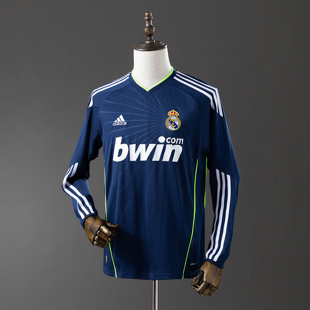 Real Madrid retro 2010/11 Away Manga Larga