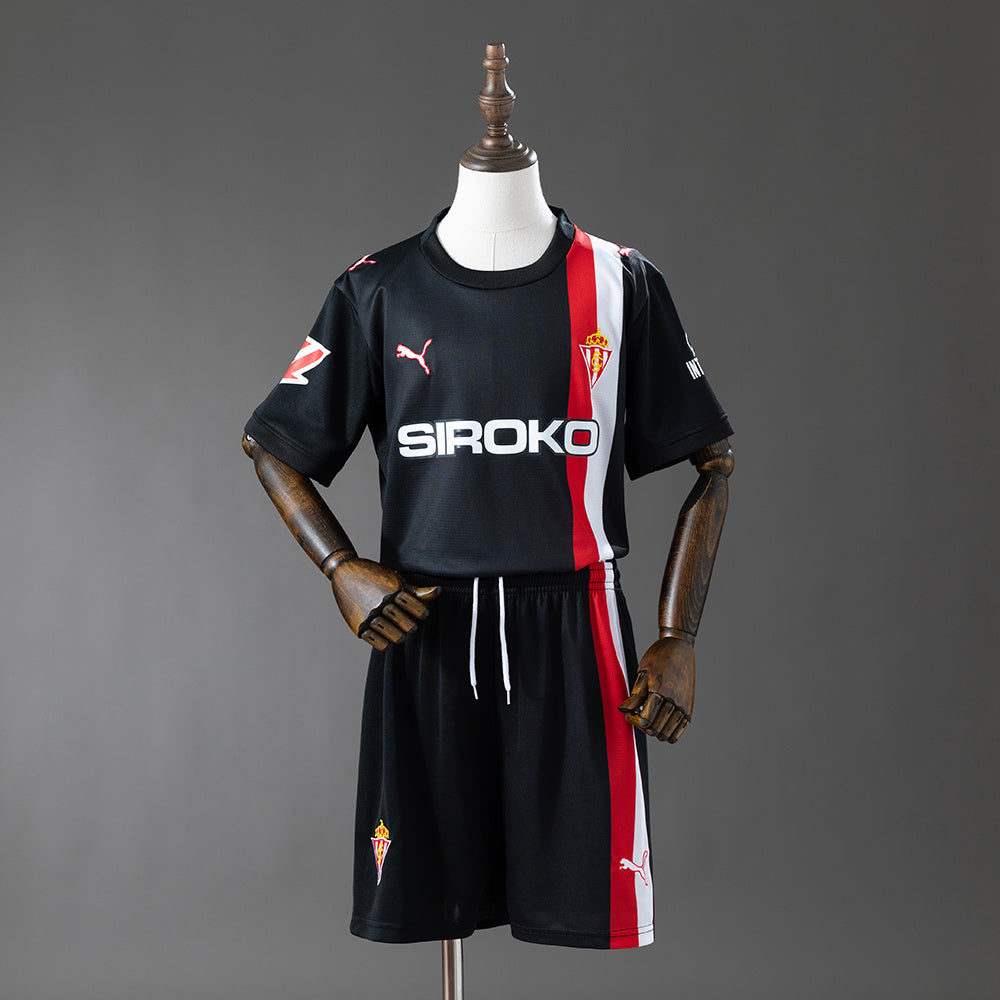 Sporting de Gijón 2025/26 Away Kids Version