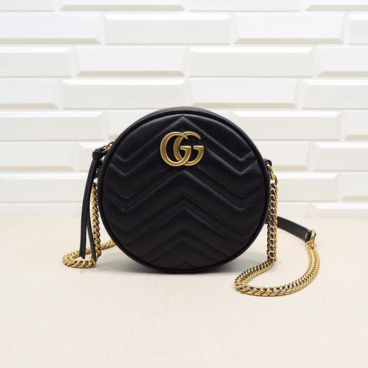 Bolso Gucci Marmount gg redondo negro
