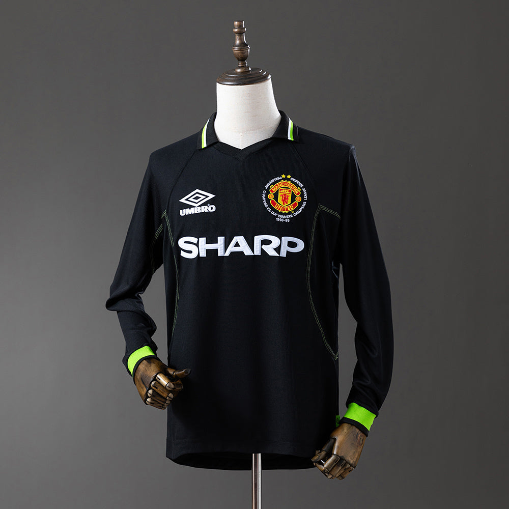 Manchester United retro 1998/99 Third Manga Larga