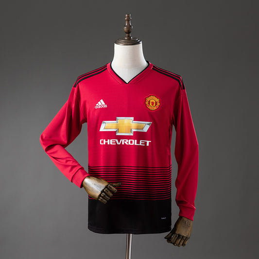 Manchester United retro 2019 Home Fan Version Manga Larga