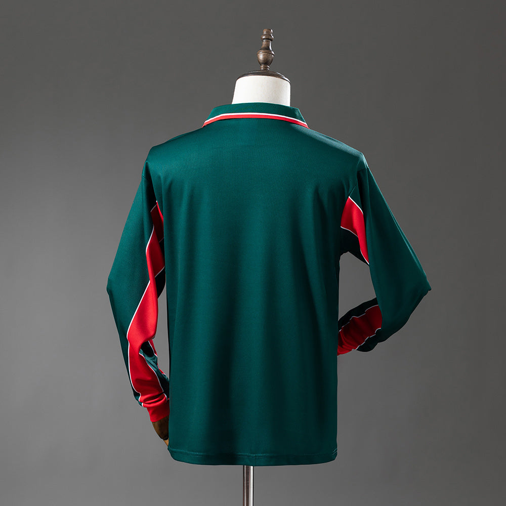 Marruecos retro 1998 Home Manga Larga Fan Version