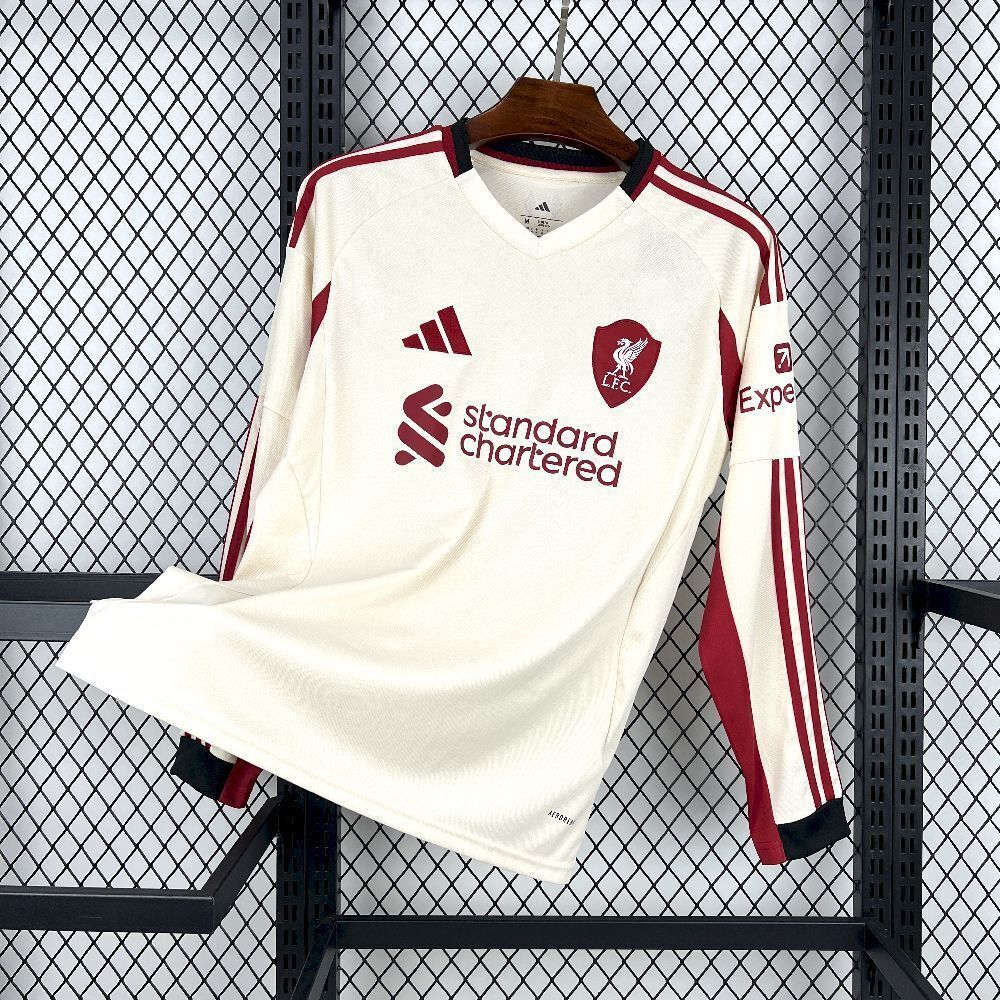 Liverpool 2025/26 Away manga larga