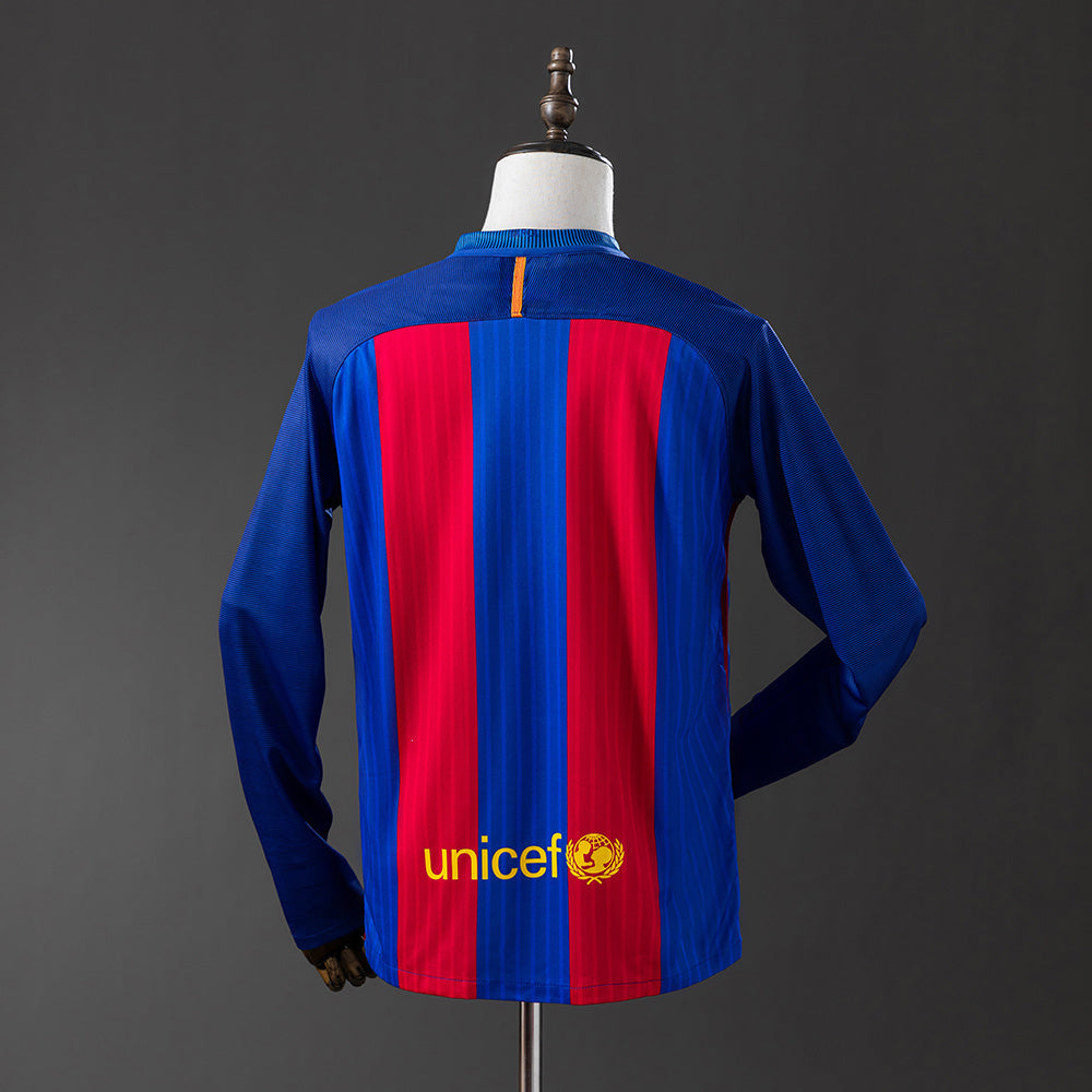 Fútbol Club Barcelona retro 2016/17 Home Manga Larga