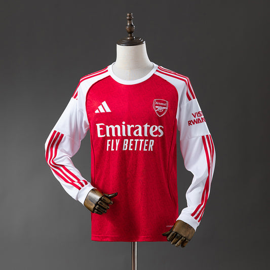 Arsenal 2025/26 Home Fan Version Manga Larga