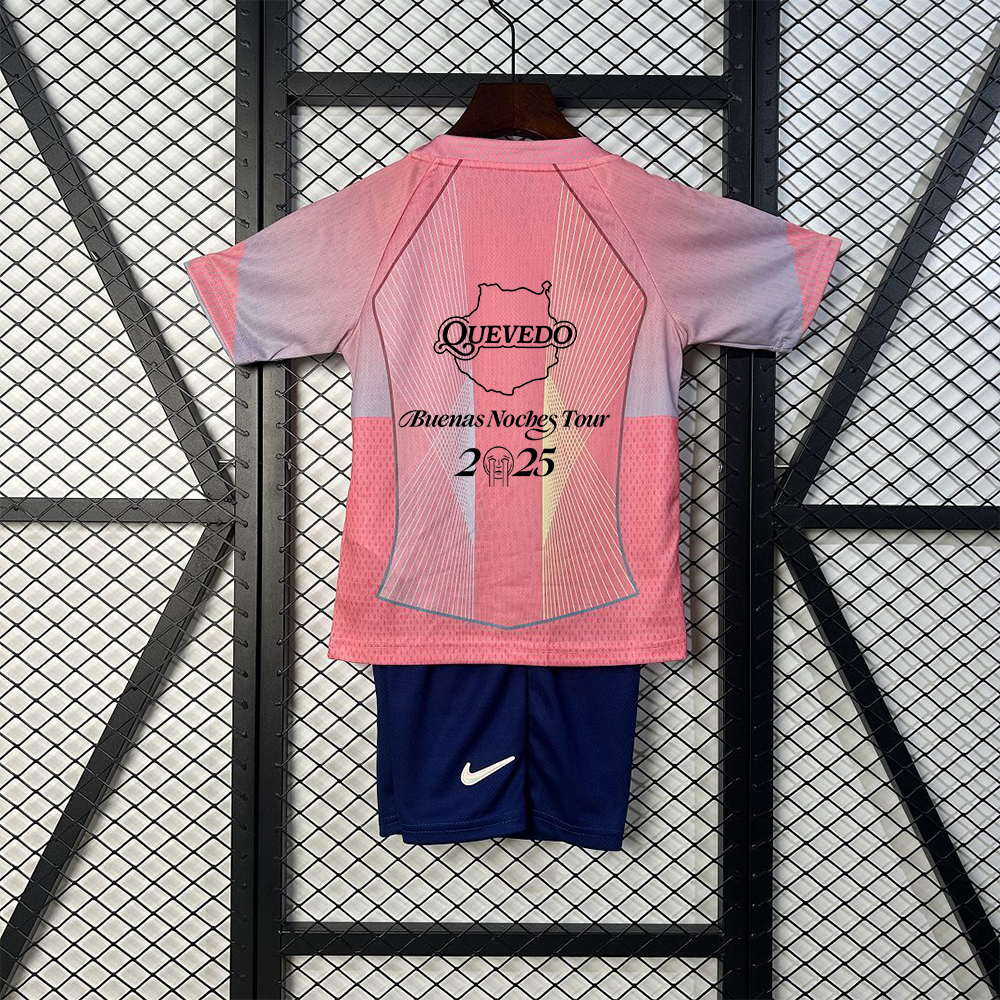 Fútbol Club Barcelona 2025/26 Pink x Quevedo Tour 2025 Kids Version
