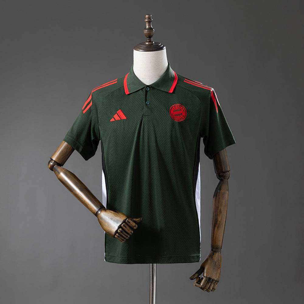 Bayern Munich 2025/26 Polo Verde Oscuro