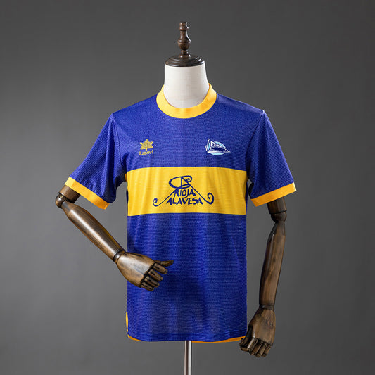 Deportivo Alavés retro 2000/01 Home (UEFA Champions League Edition) Fan Version