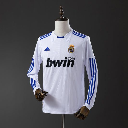 Real Madrid retro 2010/11 Home Manga Larga