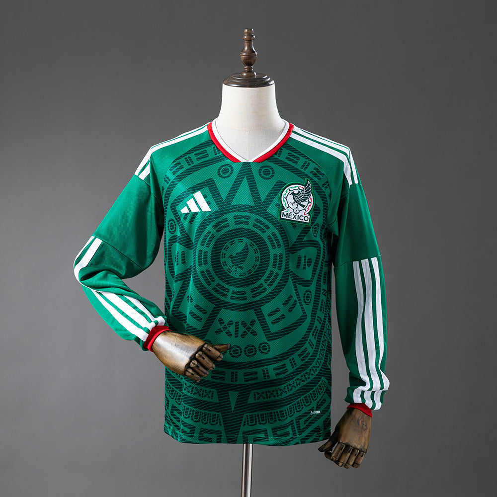 México 2026 Home Fan Version Manga Larga