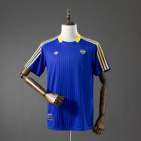 Boca Juniors Terrace Icons T-Shirt Blanca Azul