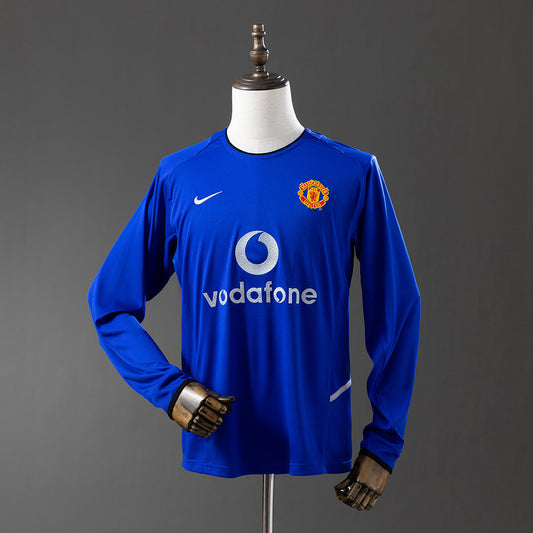 Manchester United retro 2002/03 Third Manga Larga