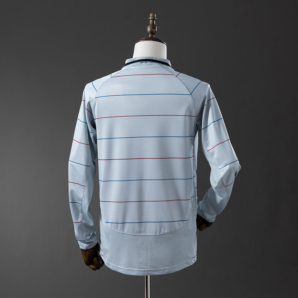 Fútbol Club Barcelona retro 2003/04 Away Manga Larga