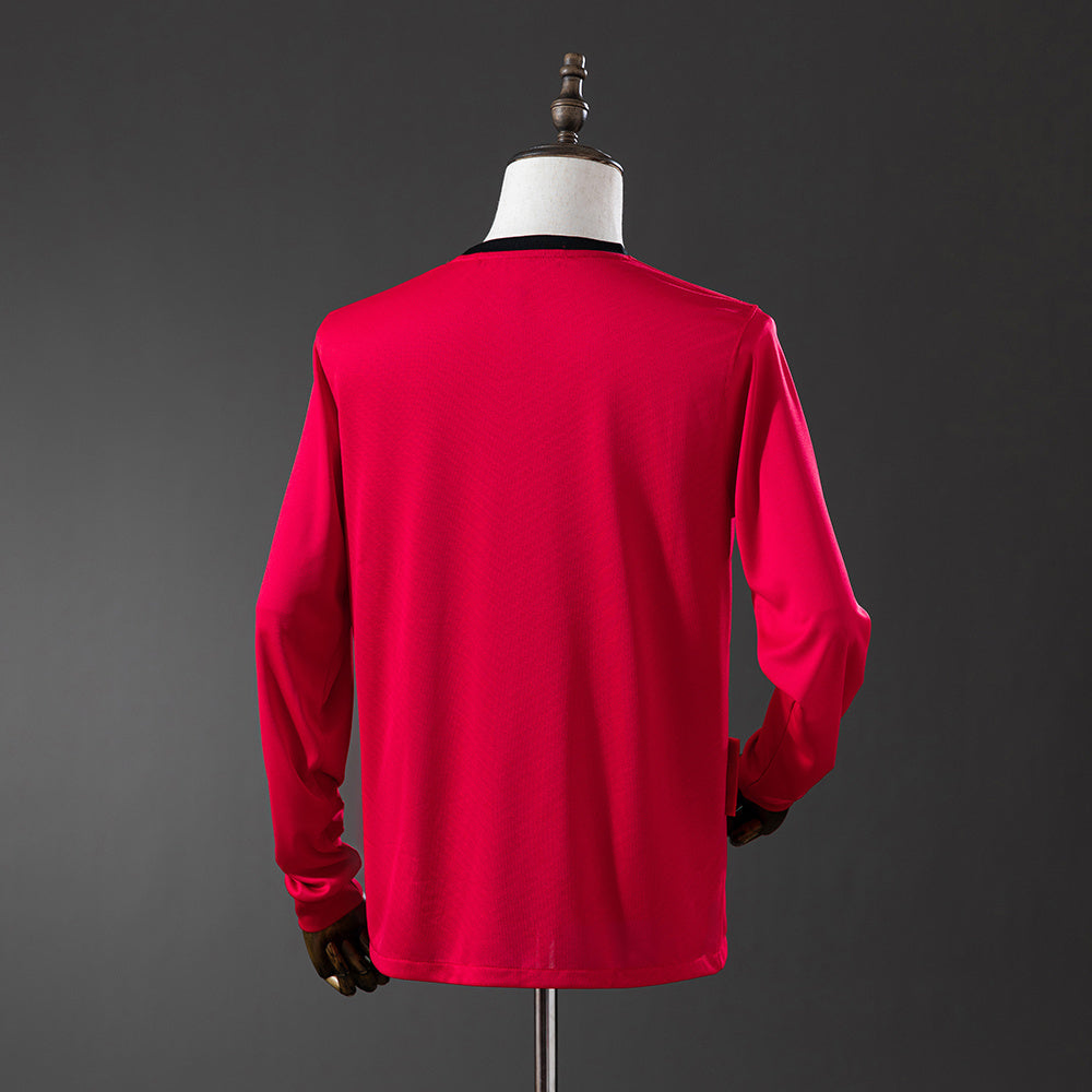 Manchester United retro 2010 Home Manga Larga