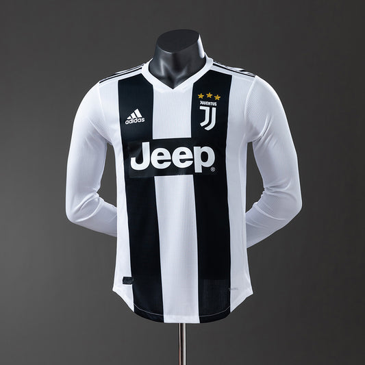 Juventus retro 2018/19 Home Manga Larga