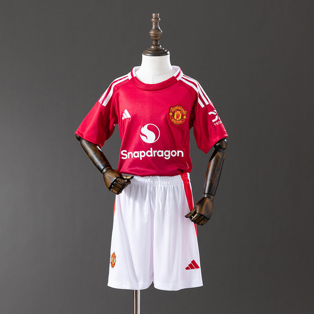 Manchester United 2025/26 Home Kids Version
