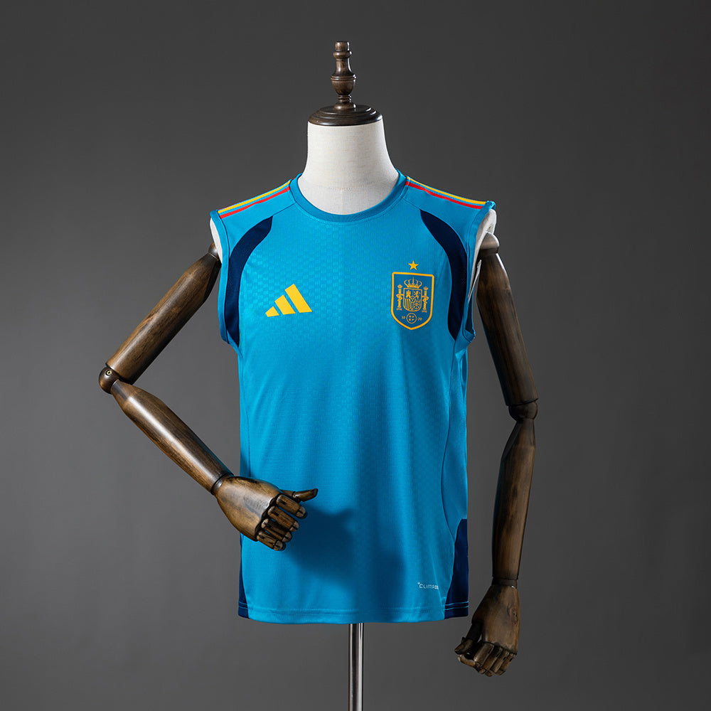 España 2026 Training Azul Sin Mangas