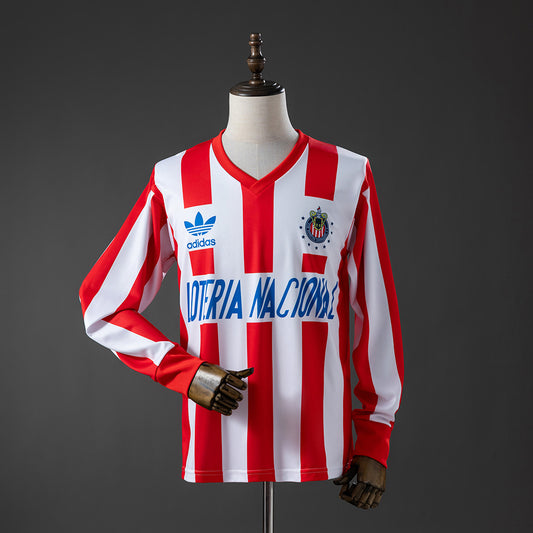 Guadalajara 1991/92 Home Retro Manga Larga
