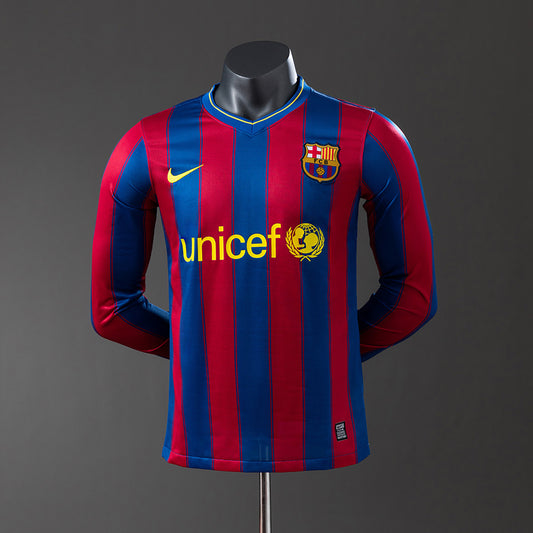 Fútbol Club Barcelona retro 2009/10 Home Manga Larga