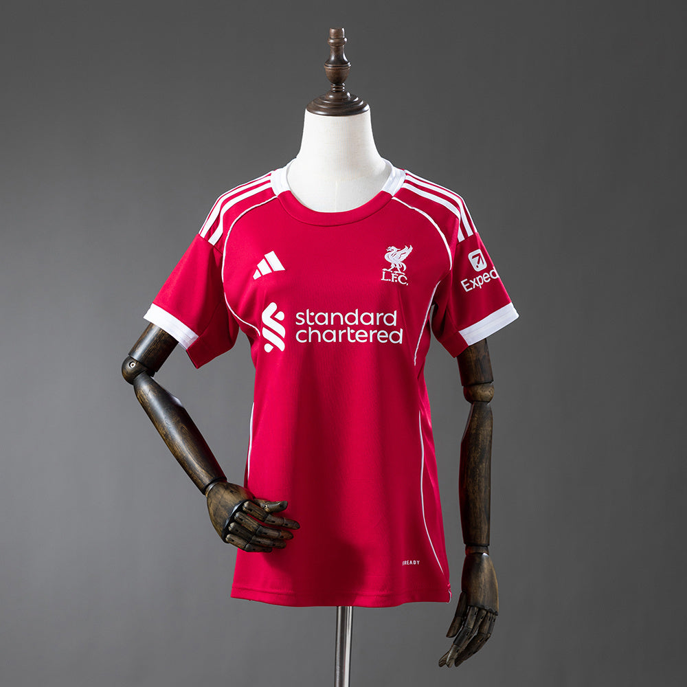 Liverpool 2025/26 Home Femenina Fan Version