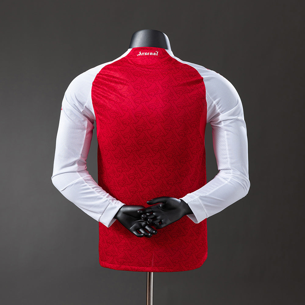 Arsenal 2025/26 Home Manga Larga Versión Jugador