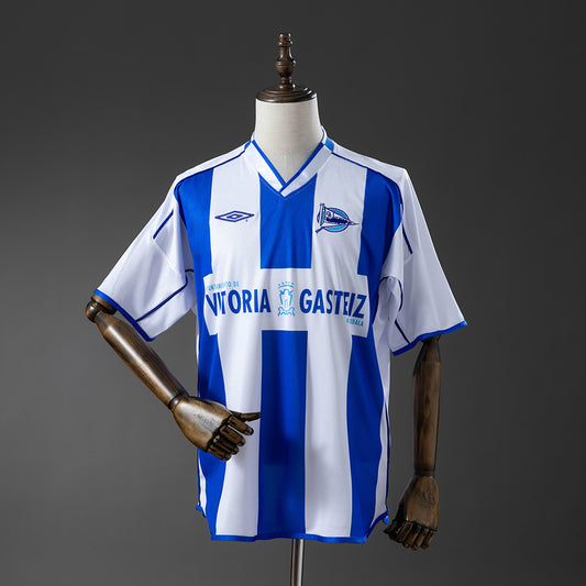 Deportivo Alacvés retro 2003/04 Home Fan Version