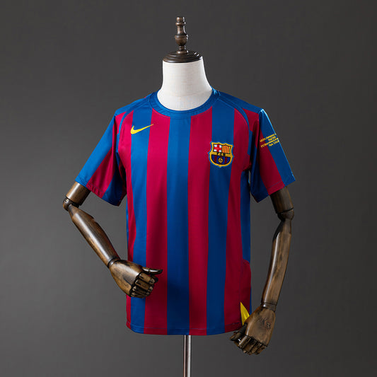 Fútbol Club Barcelona retro 2005/06 Home (UEFA Champions League edición)
