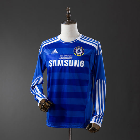 Chelsea retro 2011/12 Home UEFA Champions League Manga Larga