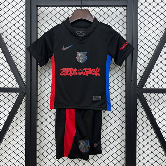 Fútbol Club Barcelona x Travis Scott 2025/26 Away Kids Version