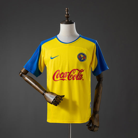 America 2003/04 Away Retro Amarilla