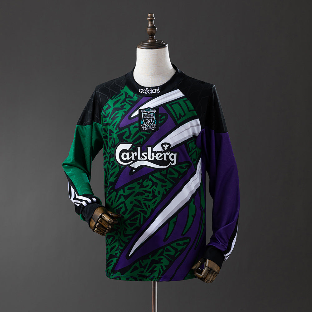 Liverpool retro 1995/96 Portero Manga Larga