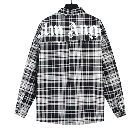 Camisa Palm Angels Letras