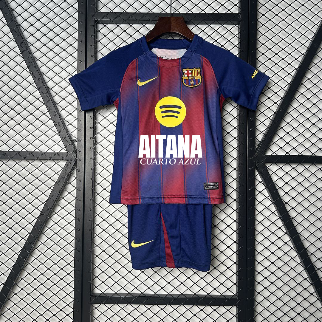 Fútbol Club Barcelona Home x Aitana Cruz Azul Kids Version