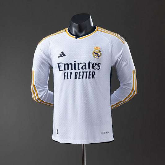 Real Madrid retro 2023/24 Home Manga Larga